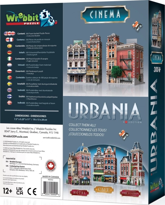 Urbania mozi 3D puzzle - Wrebbit