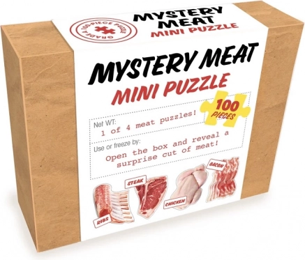 Mini puzzle meglepetés Hús 100 darab