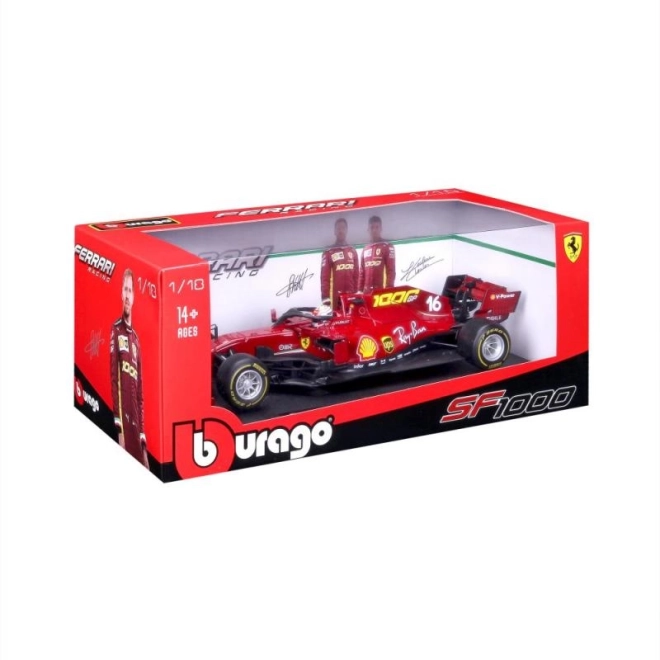 Bburago Ferrari F1 2020 - Charles LeClerc Modellszobor