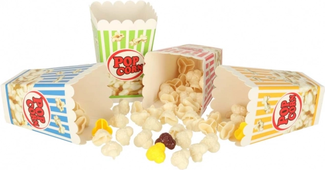 Ügyességi játék Fogd meg a popcornt 4 játékosnak
