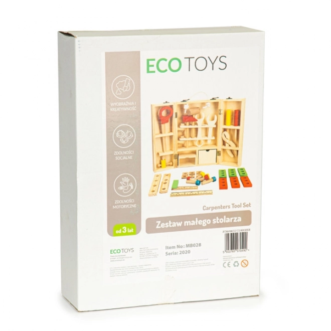 Fából készült szerszámkészlet XXL ECOTOYS