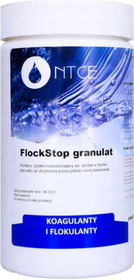 FlockStop granulát a medence vízének koagulációjához 1 kg