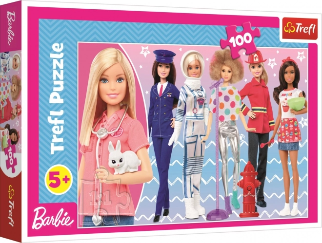 Barbie TREFL puzzle 100 darabos