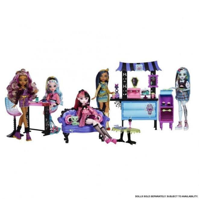 Monster High sírbolt kávézó