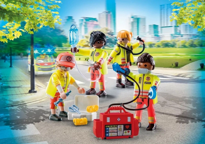 Playmobil életmentő csapat játékszett