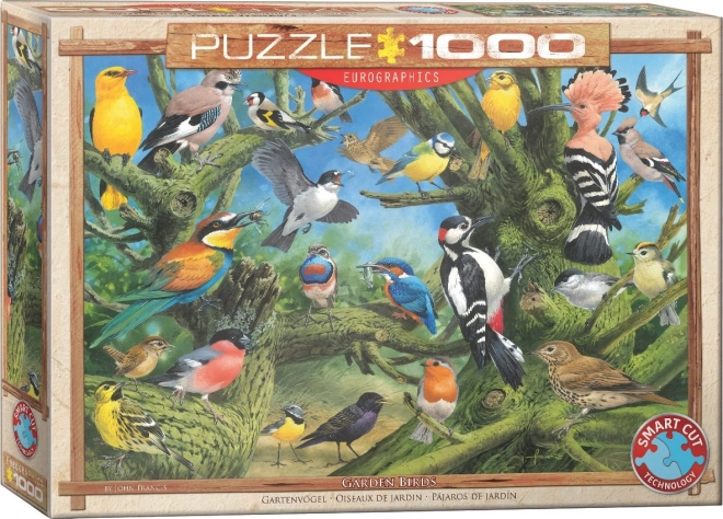 Madarak a kertben puzzle 1000 darabos