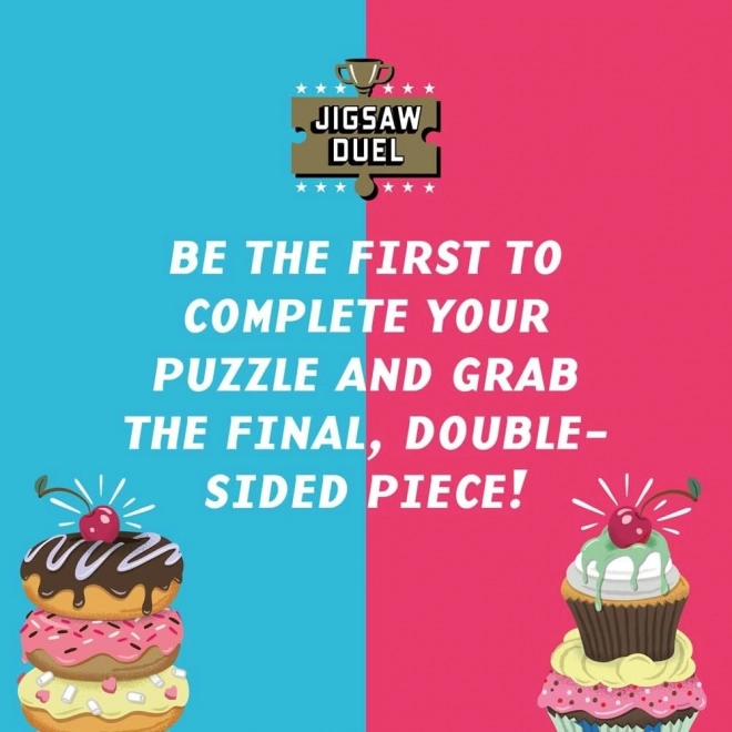 Puzzle párbaj - Donut vs Cupcake