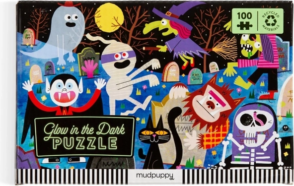 Mudpuppy Puzzle Kísérteties kastély világít a sötétben