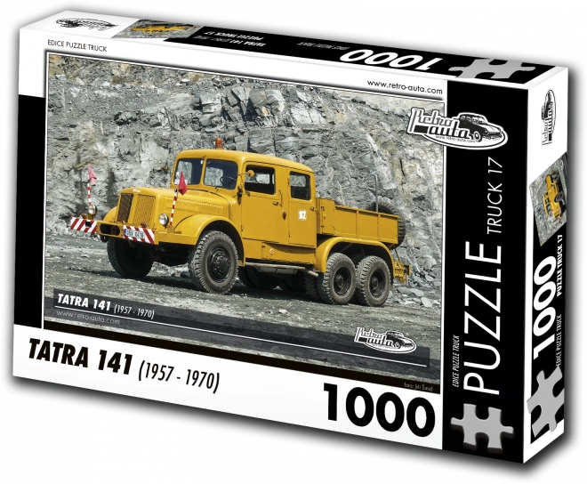 Retro autók puzzle TATRA teherautó