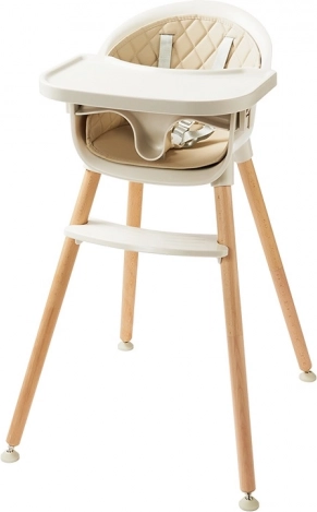 Bézs gyerek etetőszék 2Kids Toys