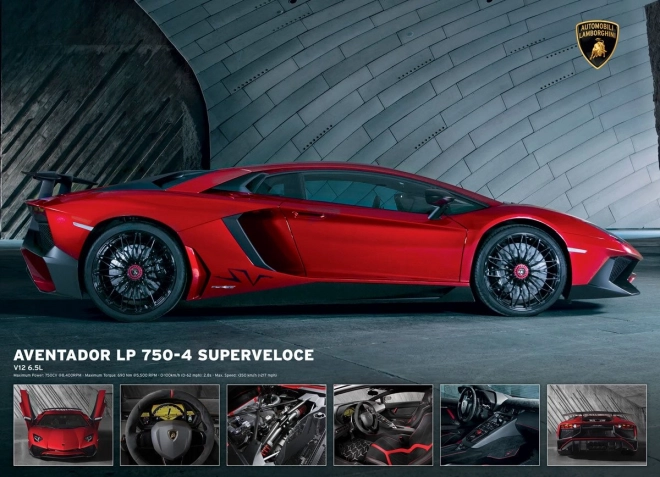 Lamborghini Aventador LP 750-4 puzzle - 1000 darabos