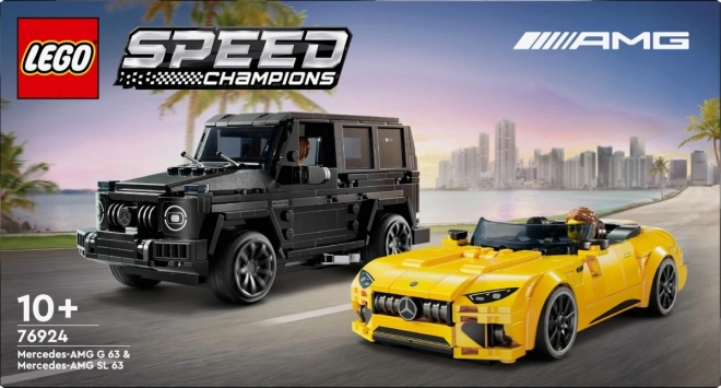 speed champions mercedes-amg dupla építőjáték készlet