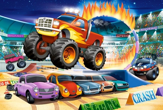 Maxi 40 darabos puzzle Ugráló Monster Truck