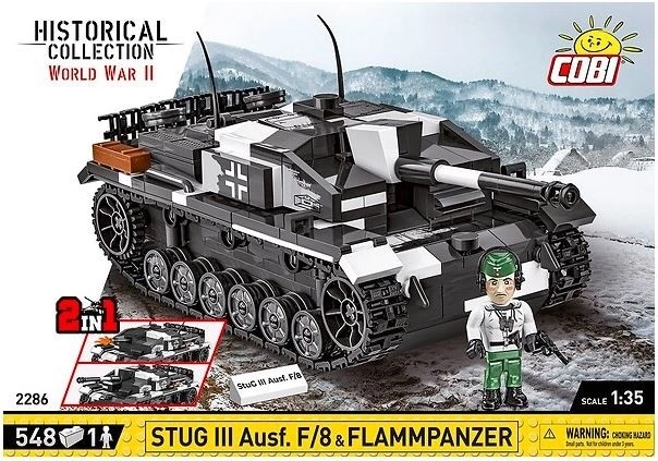 Stug III és Flammpanzer építőjáték készlet