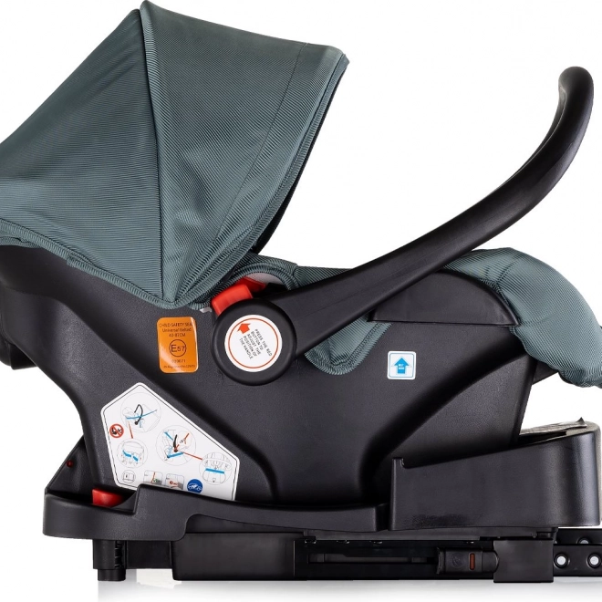 Gyermek autósülés Aura i-Size 40-85 cm Bazsalikom