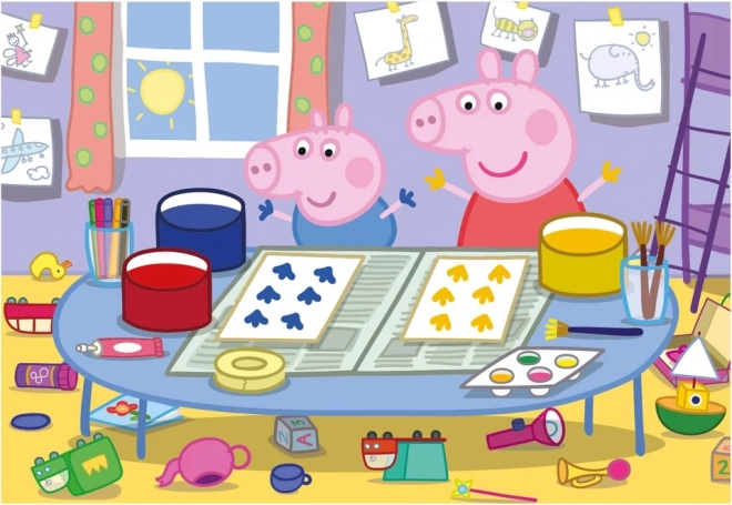 Peppa malac kirakó – Kis művész, 24 darab