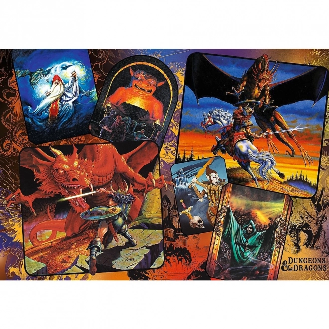 Trefl 1000 darabos puzzle - Dungeons & Dragons kezdetek