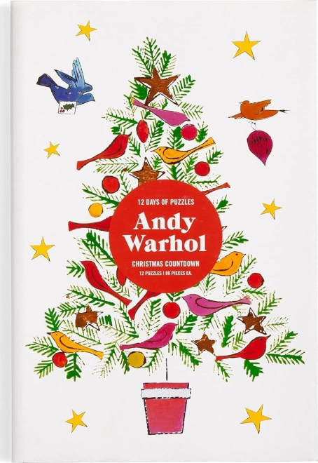 12 napos karácsony puzzle Andy Warhol dizájnnal