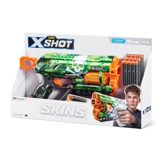 X-Shot Griefer Camo Habfegyver 12 lövéssel