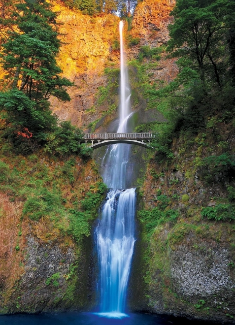 Multnomah Falls Puzzle 1000 Darab - USA Tájkép