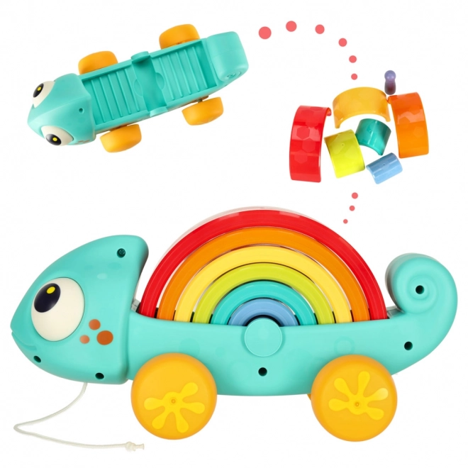 Kameleon Montessori húzható játék