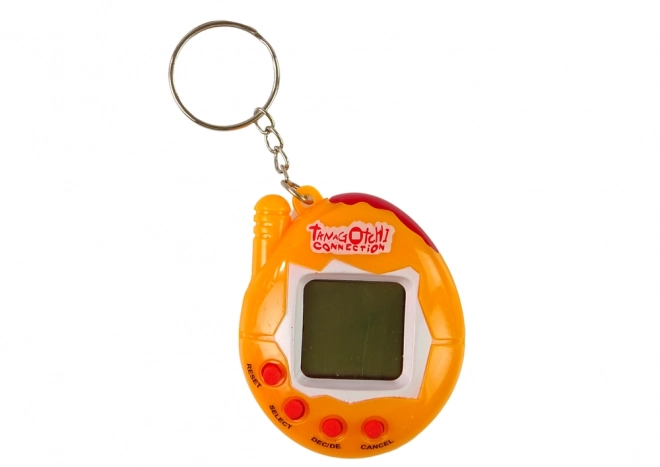 Digitális Tamagotchi háziállat narancssárga tojásban