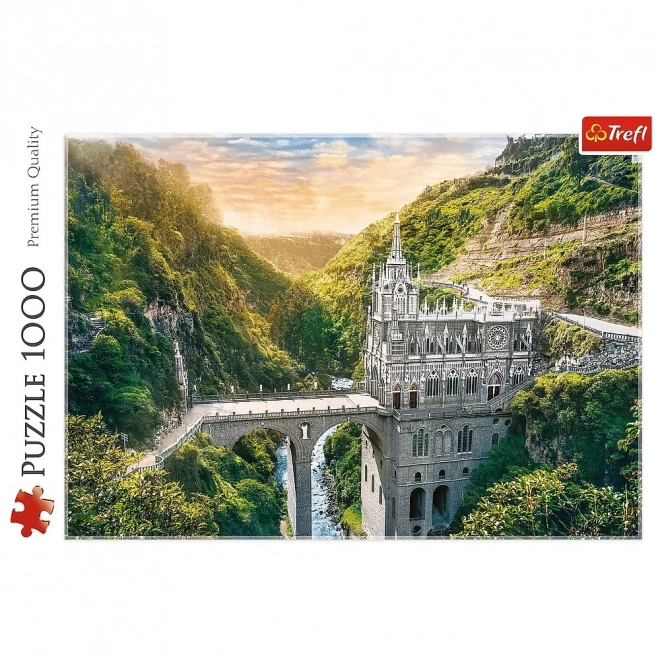 Trefl puzzle Las Lajas székesegyháza, Kolumbia