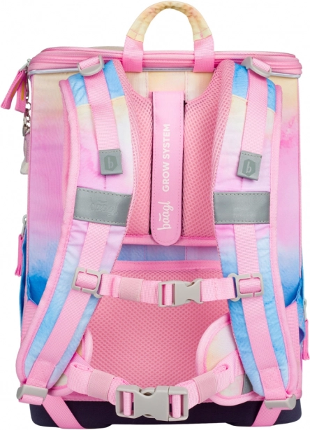 Baagl Zippy Plus Rainbow Unicorn szett: iskolatáska, tolltartó, zsák, kötény, nyakba akasztható pénztárca