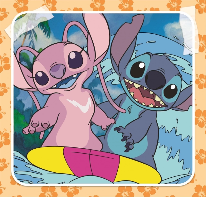 Stitch puzzle 3x48 darabos