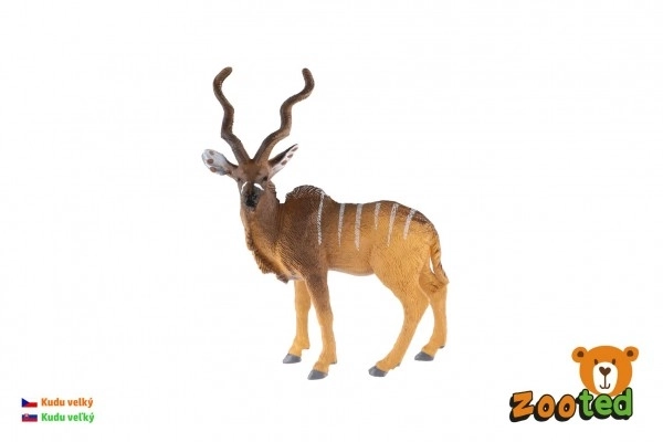 Nagy kudu plasztik figura 14 cm