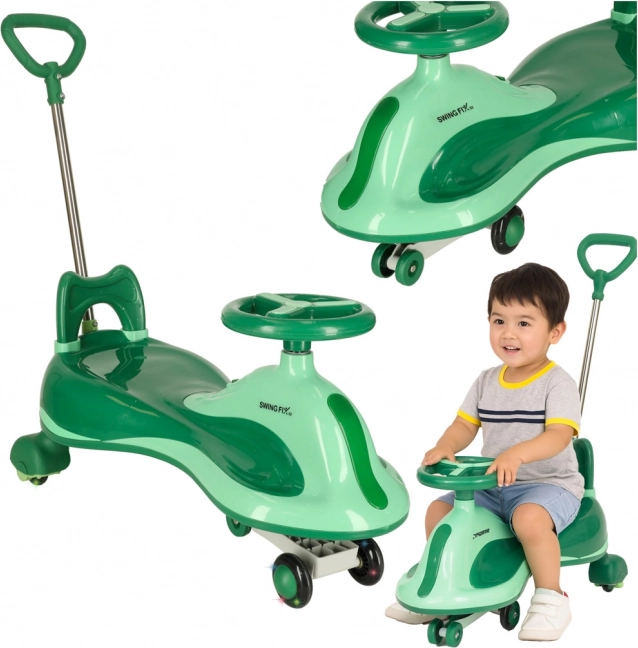 Zöld hintázó játék Swing Fix gyerekeknek