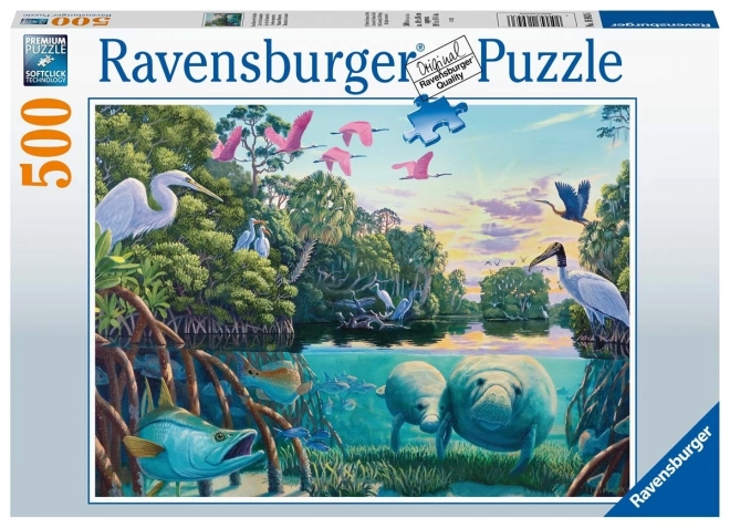 Ravensburger manátuszok pillanatai 500 darabos puzzle
