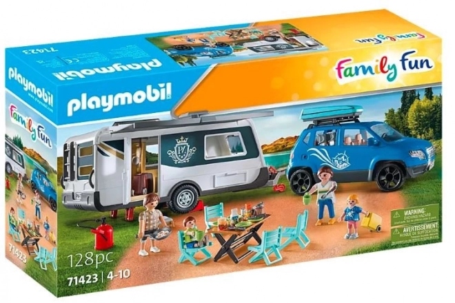 Playmobil családi kaland lakókocsis kirándulókészlet