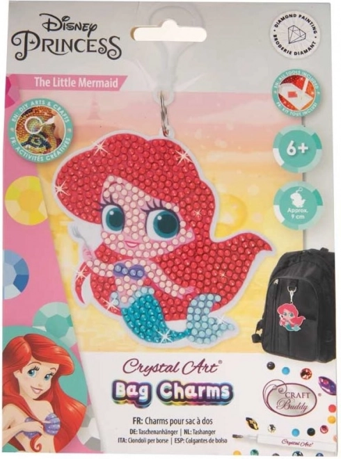 Crystal Art medál Kis hableány