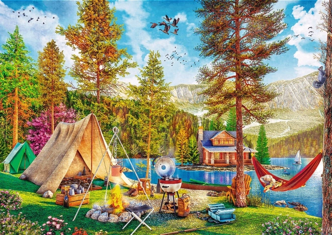 Nyári pihenés 500 darabos puzzle készlet