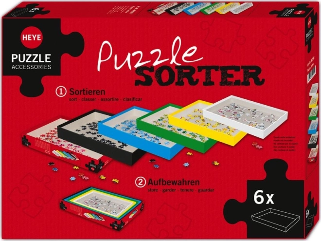 Puzzle rendező készlet