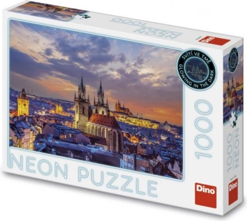 Neon puzzle Kilátás a Hradzsinra - 1000 darab