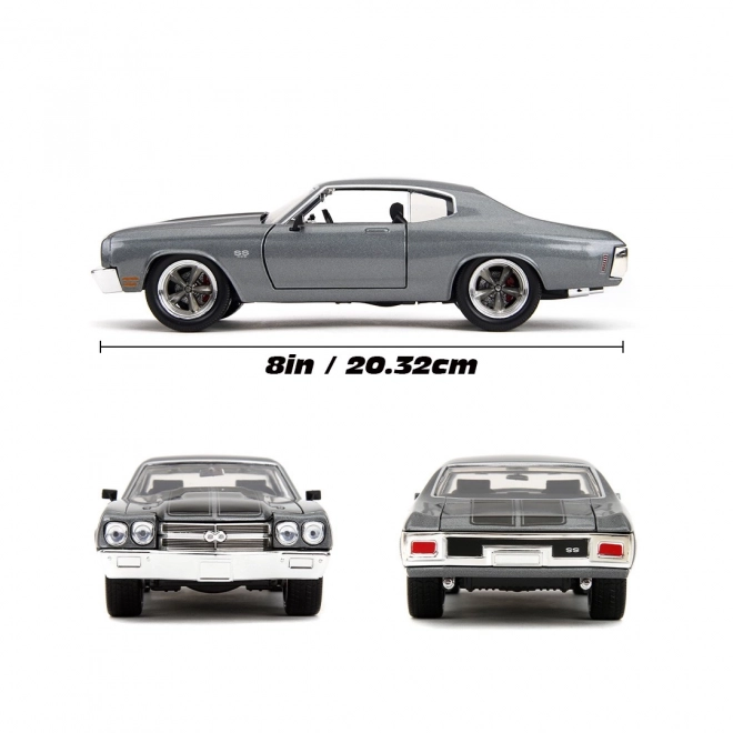 Chevrolet Chevelle SS 1970 Fast & Furious modellautó 1:24 méretarányban