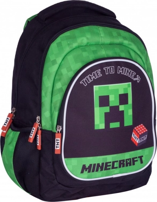 Minecraft iskolai hátizsák Time To Mine