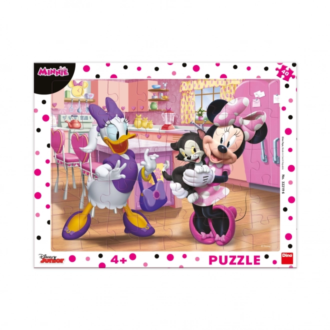 Dino Minnie Új Kisállata Puzzle 40 Darabos