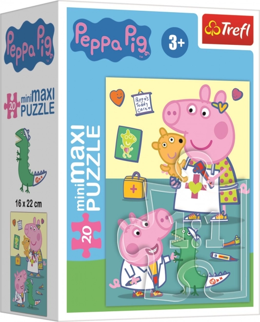 Peppa Pig Egészségügyi Ellenőrzés 20 darabos puzzle