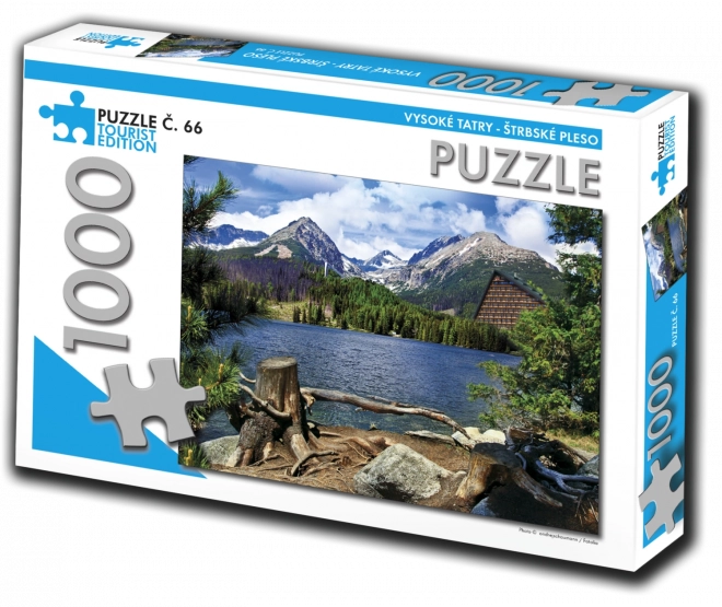 Turista kiadású puzzle Vysoké Tátra, Csorbai-tó 1000 darabos