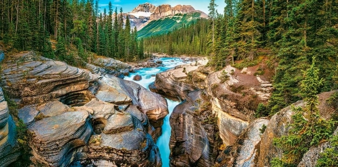 Mistaya Canyon, Banff Nemzeti Park Kanada puzzle 4000 darabos