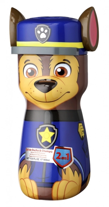 Psi Patrol Chase 2 az 1-ben tusfürdő és sampon 3D palackban