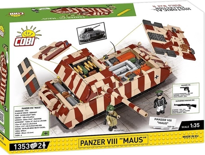 Panzer VIII Maus Építőszett