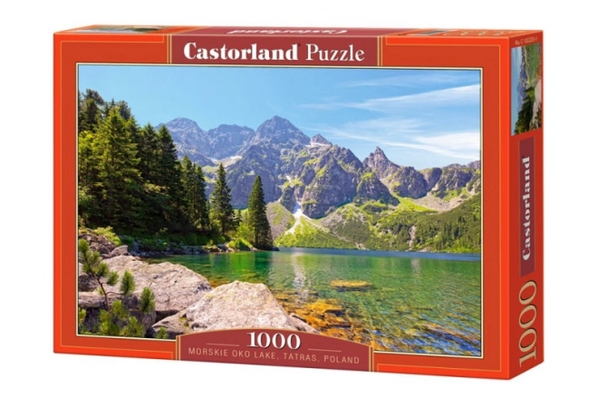 Morskie Oko-tó, Tátra, Lengyelország puzzle 1000 db