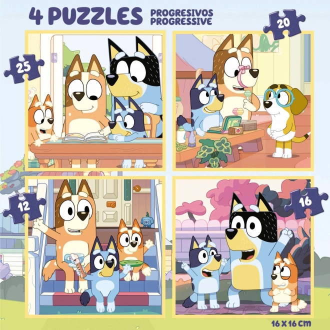 Educa Bluey készségfejlesztő puzzle szett