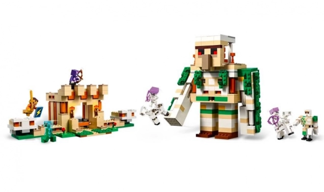 Légo minecraft vasgólem erődítmény