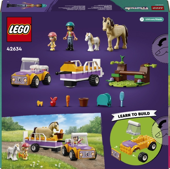 Lego friends ló és póni utánfutó