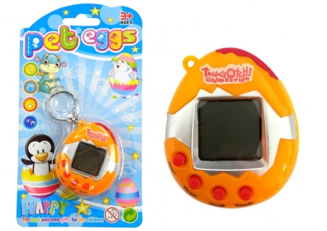 Elektronikus Tamagotchi Játék Narancssárga Tojásban